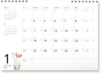 カレンダー2016 シンプルカレンダー Cats 